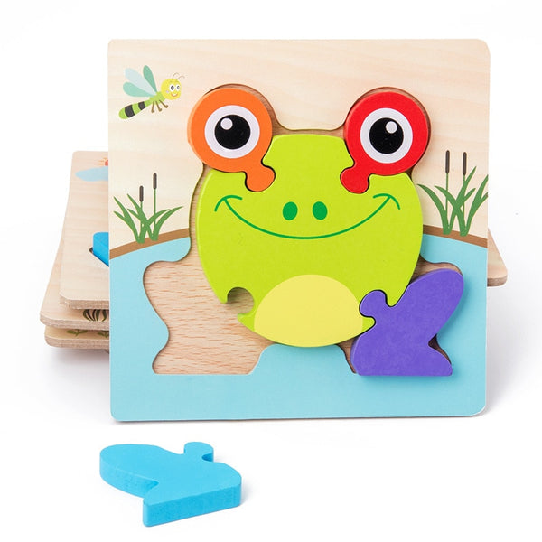 Children's Jigsaw 3d Puzzle Stereo Intelligence Development Boys and Girls Wooden Early Childhood Toys Educational Toys